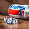 Pepsi-Logo auf Seiko Diver