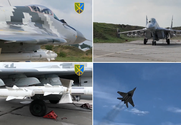 Video eines sehr seltenen ukrainischen MiG-29-Kampfjets ...