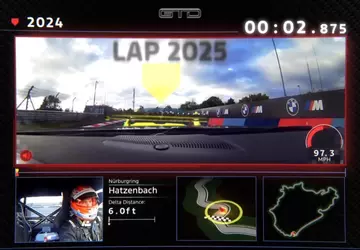 Telemetrie im Videospielstil zeigte, wie Ford ...