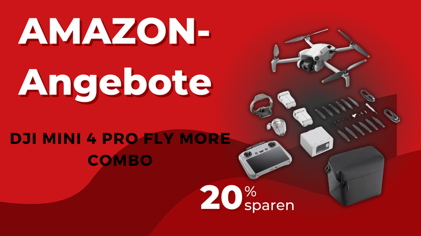 DJI Mini 4 Pro Fly More Combo – Spare jetzt 230€ beim Premium-Drohnen-Set!