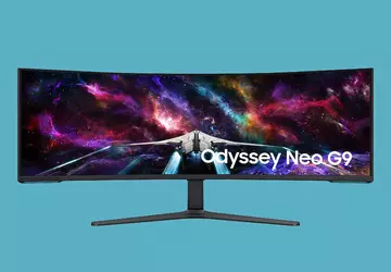 Der riesige Samsung Odyssey Neo G9-Monitor ...