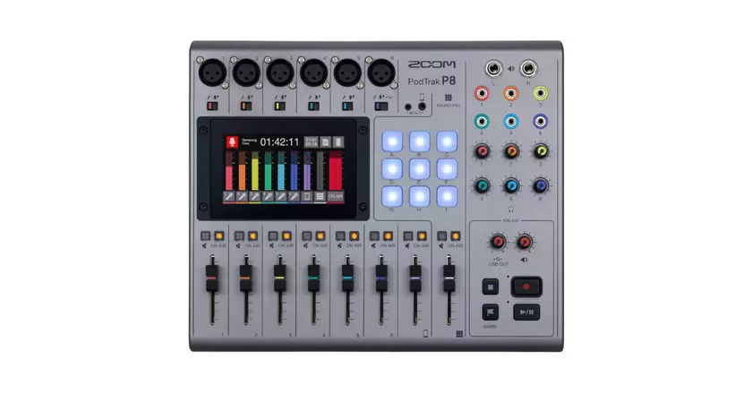Zoom PodTrak P8 Podcast-Rekorder