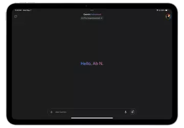 Google Gemini-App funktioniert jetzt im Vollbildmodus ...