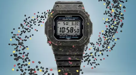 Casio hat die G-5600BG-1 vorgestellt: eine Uhr, die aus recycelten Abfällen hergestellt wird, für 199 $