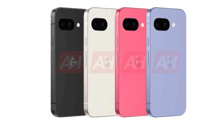 Neueste Google Pixel 9a Renderings zeigen Design in allen Farben