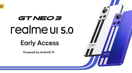 realme hat das auf Android 14 basierende realme UI 5.0 Testprogramm für das realme GT Neo 3 und realme GT Neo 3 150W angekündigt