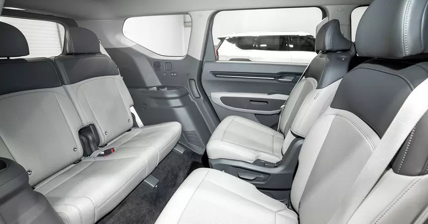 Kia EV9 zweite und dritte Sitzreihe