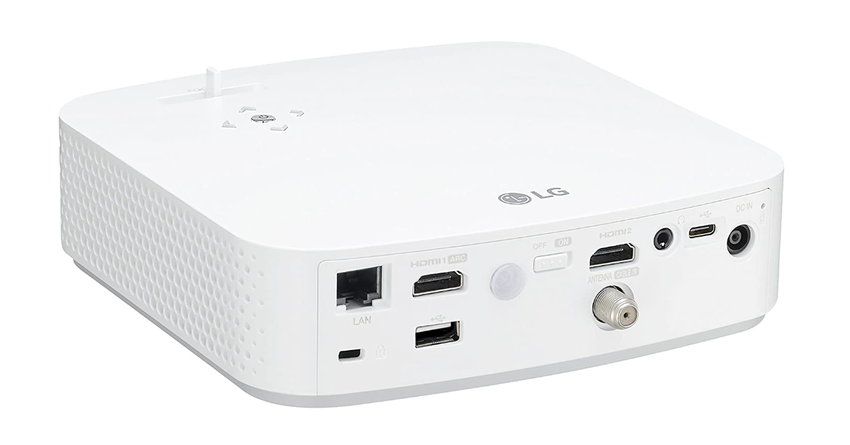 LG PF50KA beamer präsentation test