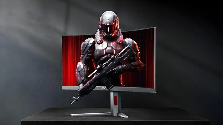 AOC stellt neuen gebogenen 27-Zoll-Monitor mit ...