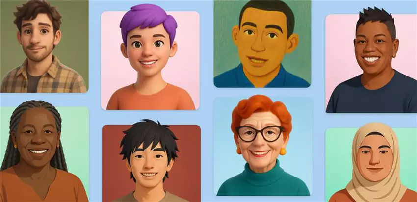 Animierte Avatare AI Portraits von Microsoft