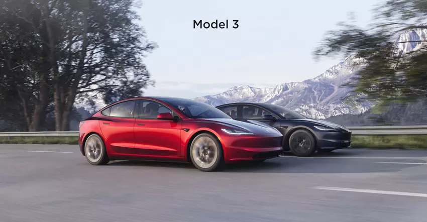 Tesla hat das neue Model 3 vorgestellt: neuer Look und größere Reichweite