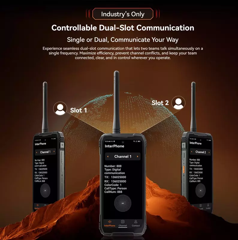 Blackview Xplore 1 eingebautes Walkie-Talkie