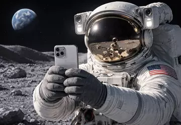 "Mama, ich bin auf dem Mond ...