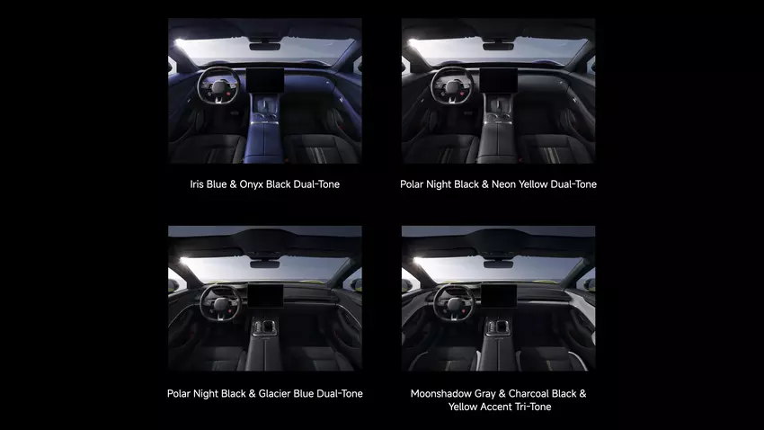 Xiaomi Innenraum Farbvarianten