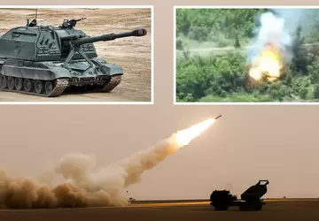 Ukrainische Streitkräfte zerstören sechs russische Panzerhaubitzen ...