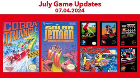 Der Nintendo Switch Online-Katalog wurde um Donkey Kong Jr. Math, SOLAR JETMAN, Golf, etc. erweitert.