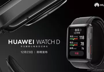 Ja, die Smartwatch Huawei Watch D ...