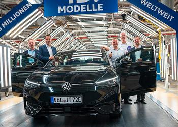 Volkswagen hat das eineinhalbmillionste Elektrofahrzeug der ...