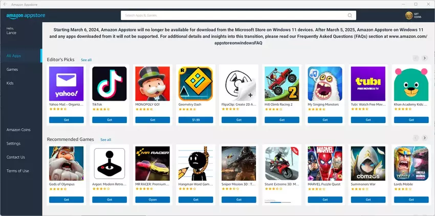 Amazon killt seinen App-Store
