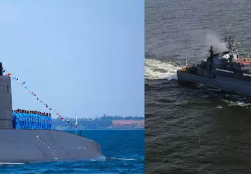 Unbekannte Raketen griffen eine Schiffsreparaturanlage auf ...