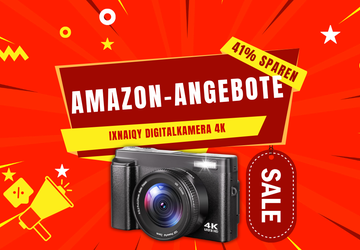 IXNAIQY Digitalkamera 4K: Jetzt 62€ günstiger ...