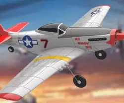s-idee® Volantex RC Mustang P51 Flugzeuge
