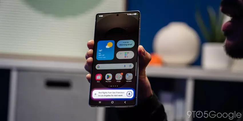 Gemini Advanced auf dem Galaxy S25. Abbildung: 9to5Google