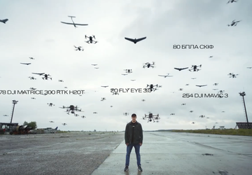 20 FlyEye, 78 DJI Matrice 300 ...