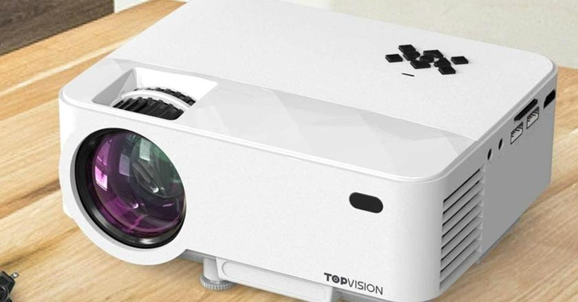 TOPVISION mini beamer iphone