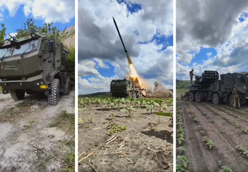 Das ukrainische Militär zeigte ein hochwertiges ...