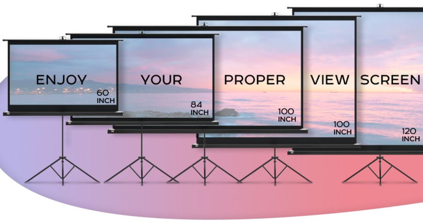 mobile leinwand für beamer