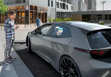 Das Projektionssystem von Continental verwandelt die ...