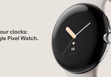 Die Pixel Watch hält mit einer ...