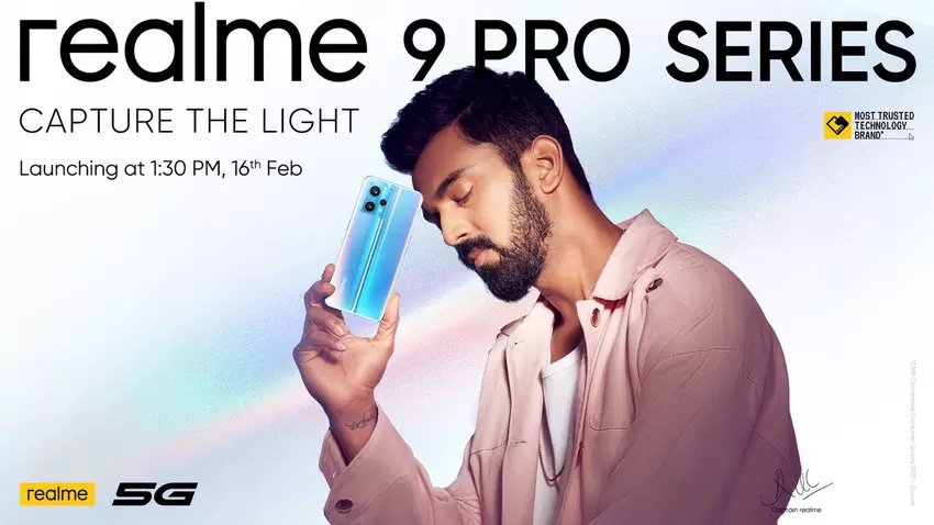 Offiziell: Realme 9 Pro Smartphones werden am 16. Februar vorgestellt