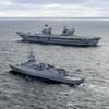 Der britische Flugzeugträger HMS Queen Elizabeth, der Kampfflugzeuge der fünften Generation vom Typ F-35B Lightning II an Bord hat, ist zum ersten Mal in der Geschichte unter NATO-Kommando gestellt worden.-35 Der britische Flugzeugträger HMS Queen Elizabeth, der Kampfflugzeuge der fünften Generation vom Typ F-35B Lightning II an Bord hat, ist zum ersten Mal in der Geschichte unter NATO-Kommando gestellt worden.-35
