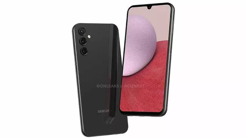 Samsung bereitet das Galaxy A14 Smartphone vor: die Neuheit mit dem Design, wie das Galaxy S23, zeigte auf Renderings