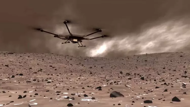 Die NASA entwickelt Mars Chopper, eine ...