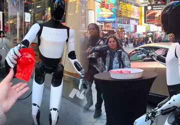 Hmmm… was war das? Roboter Optimus ...