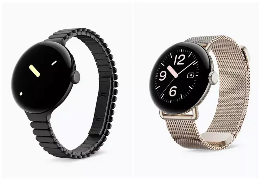 Google Pixel Watch 2 ist in hochwertigen Renderings mit neuen Metallarmbändern aufgetaucht