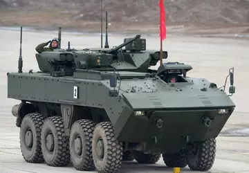 Das russische Verteidigungsministerium zeigte einen modernen ...