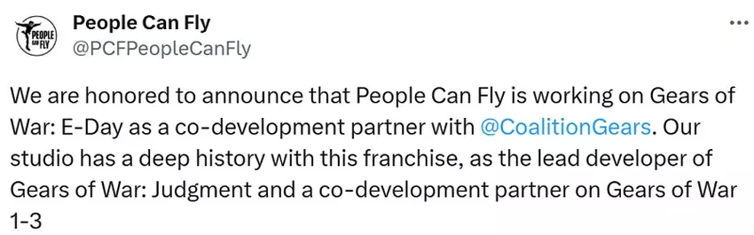 Screenshot des Aufrufs People Can Fly