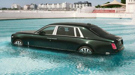 Rolls-Royce hat den Phantom in einen Swimmingpool geschickt, um die Verbindung des Fahrzeugs zur Musikindustrie zu feiern