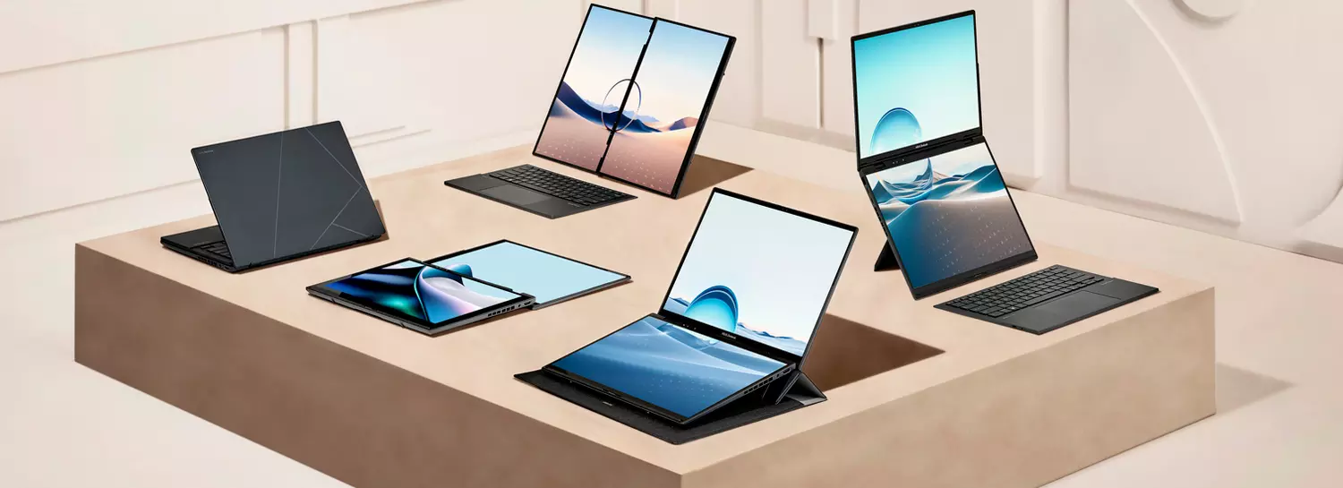 ASUS Zenbook Duo (2024): das erste Notebook der Welt mit zwei 14-Zoll-OLED-Touchscreens und Bluetooth-Tastatur
