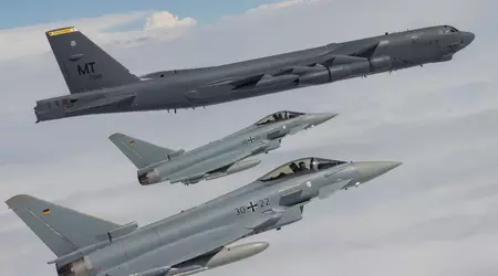 B-52H Stratofortress-Atombomber flogen nahe der russischen Grenze