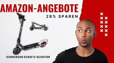 EVERCROSS EV85F E-Scooter mit Straßenzulassung – 110€ günstiger bei 28% Rabatt!