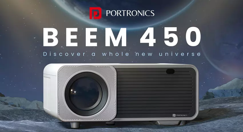 Portronics bringt Beem 450 Budget-Projektor auf den Markt: 1080p und 150-Zoll-Bildschirm für $160