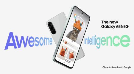 Samsung Galaxy A56 debütiert mit neuem Chip, 50MP-Kamera und Android 15
