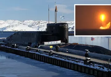 Das russische Atom-U-Boot K-114 Tula hat ...