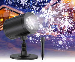 GUSODOR Dynamischer Schneeflocken-Beamer