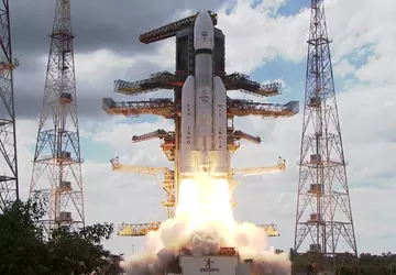 Indien hat eine GSLV Mk III-Rakete ...